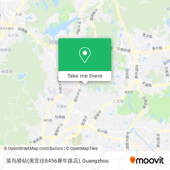 菜鸟驿站(美宜佳8456犀牛路店) map