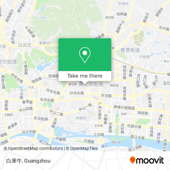 白犀牛 map
