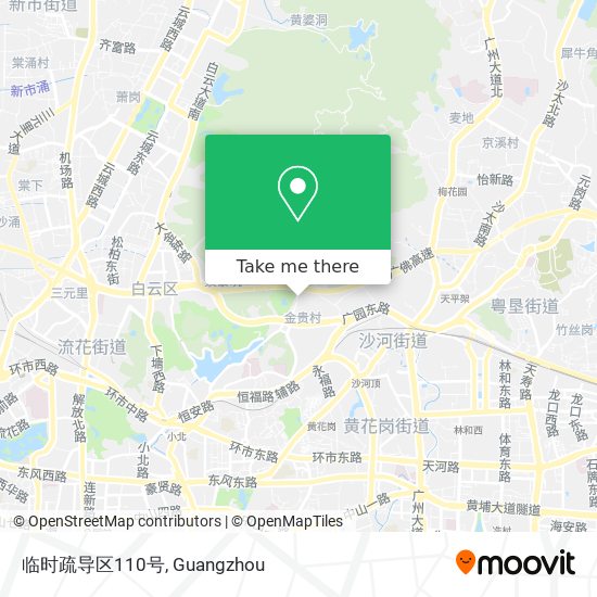 临时疏导区110号 map