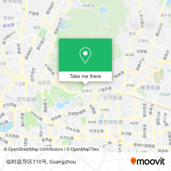 临时疏导区110号 map