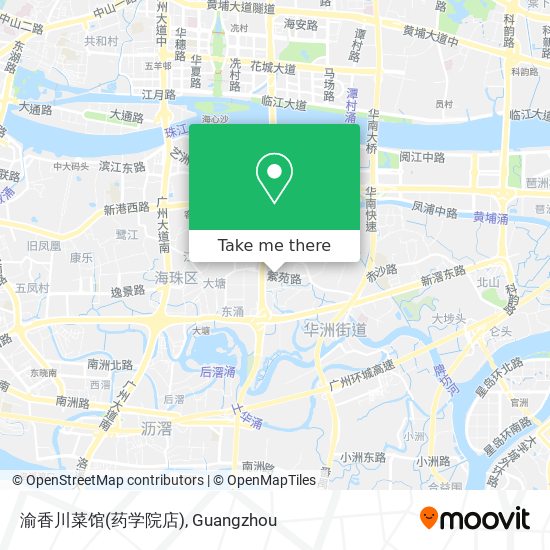 渝香川菜馆(药学院店) map