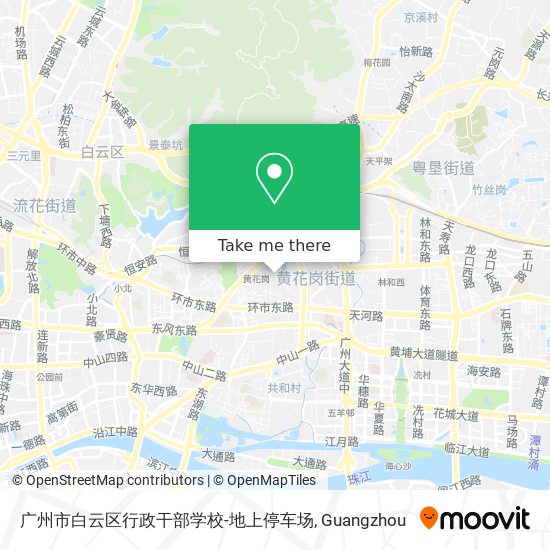 广州市白云区行政干部学校-地上停车场 map