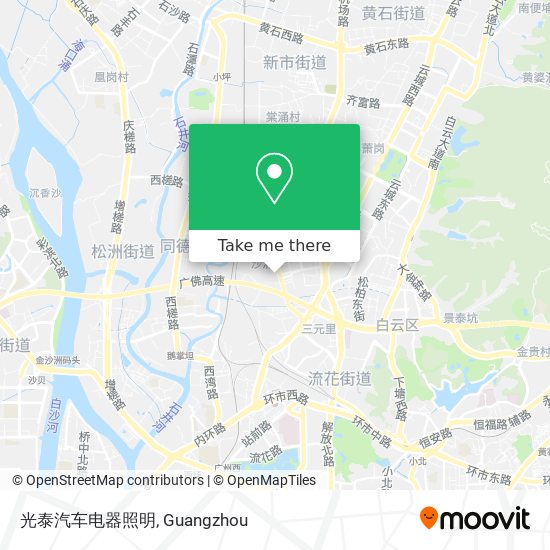 光泰汽车电器照明 map