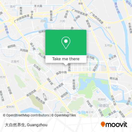 大自然养生 map