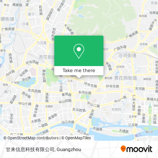 甘来信息科技有限公司 map