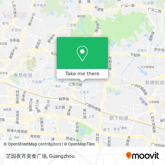 芷园夜宵美食广场 map