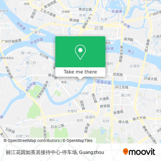 丽江花园如英居接待中心-停车场 map