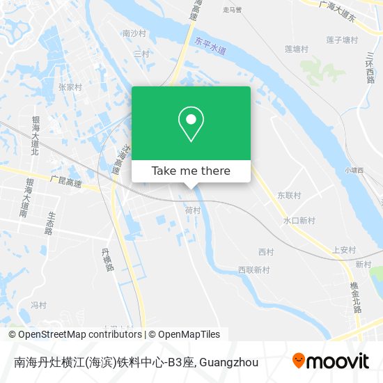 南海丹灶横江(海滨)铁料中心-B3座 map