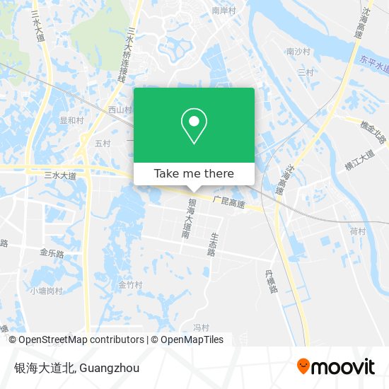 银海大道北 map