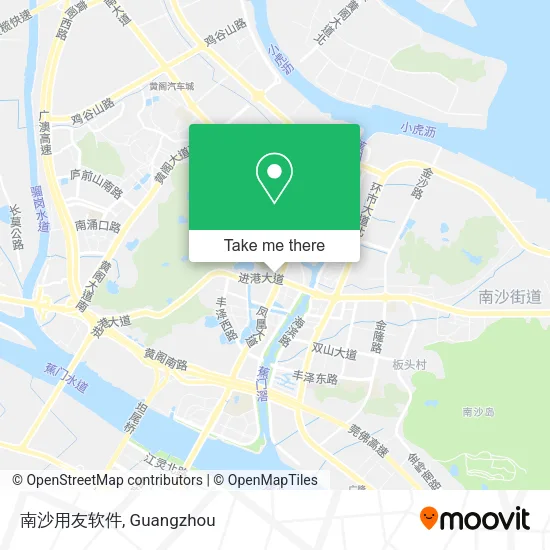 南沙用友软件 map