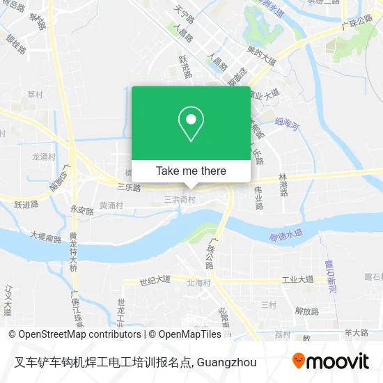 叉车铲车钩机焊工电工培训报名点 map