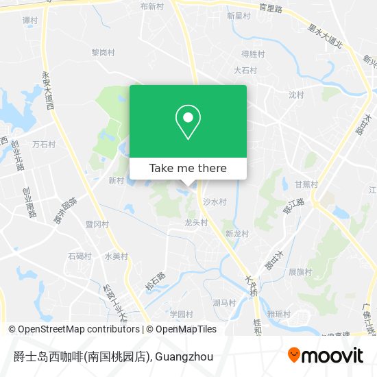 爵士岛西咖啡(南国桃园店) map