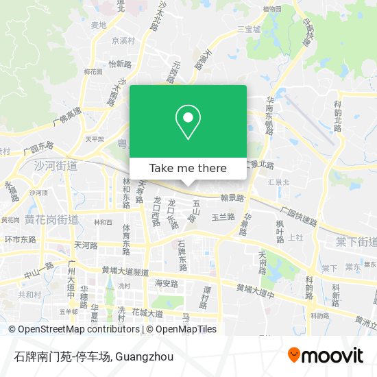 石牌南门苑-停车场 map
