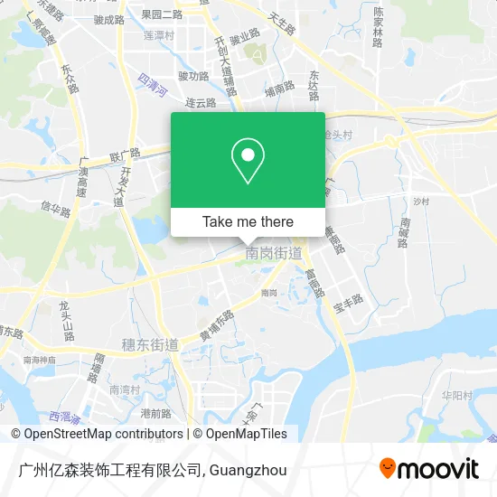 广州亿森装饰工程有限公司 map