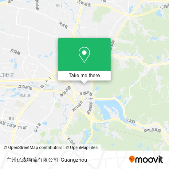 广州亿森物流有限公司 map