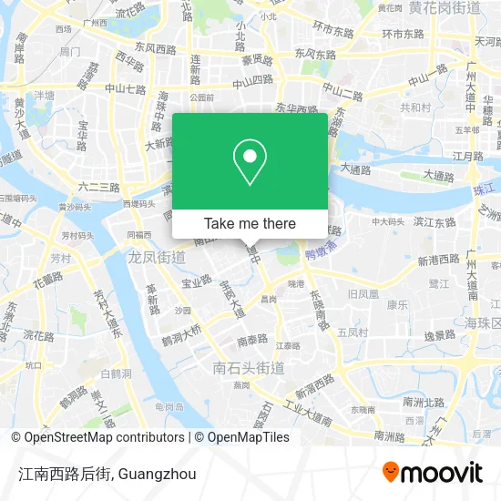 江南西路后街 map