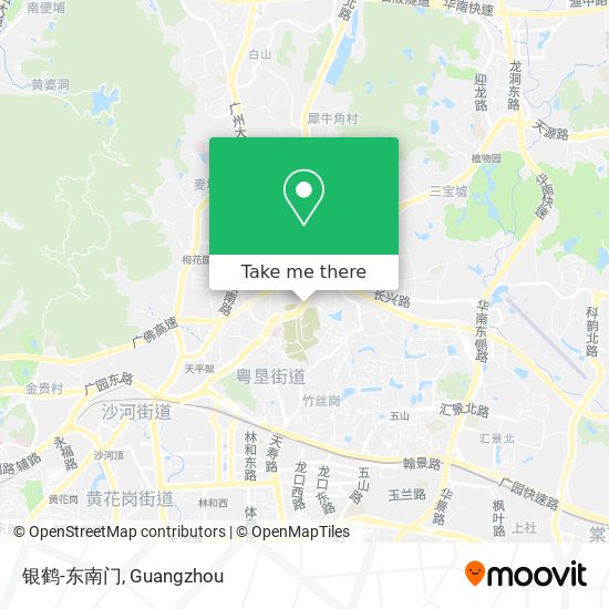 银鹤-东南门 map