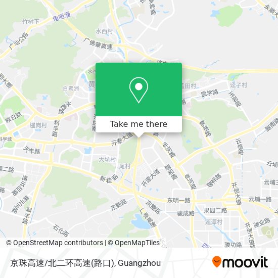 京珠高速/北二环高速(路口) map