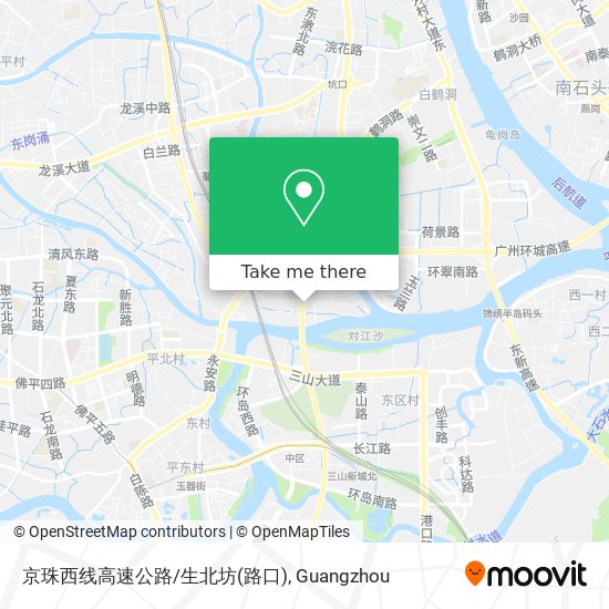 京珠西线高速公路/生北坊(路口) map