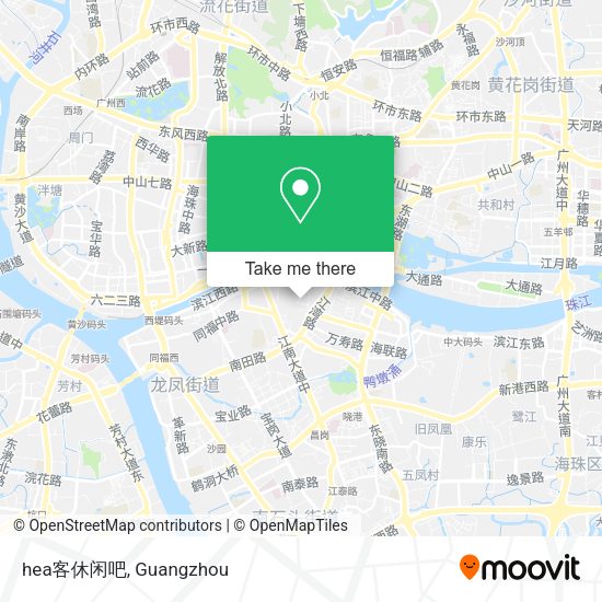 hea客休闲吧 map