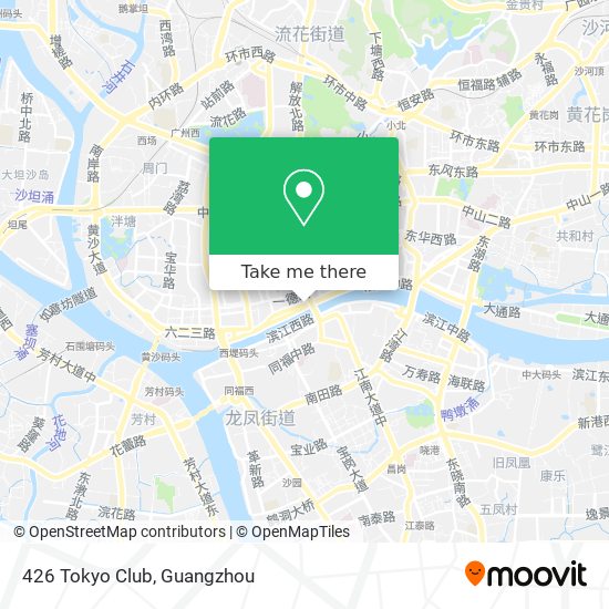 426 Tokyo Club map