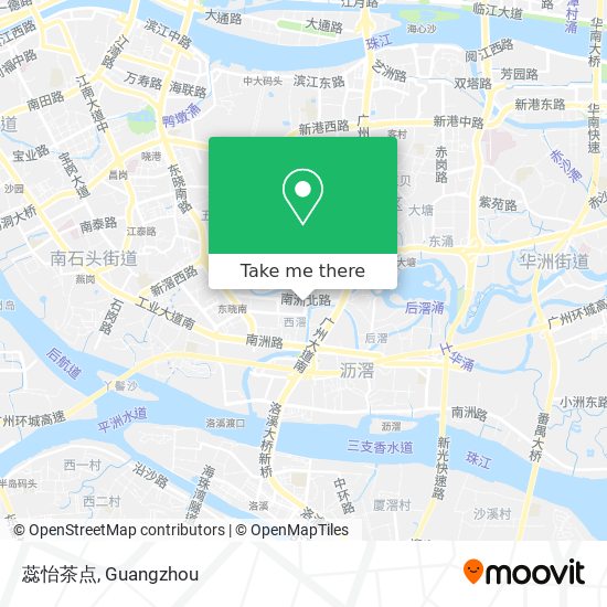 蕊怡茶点 map