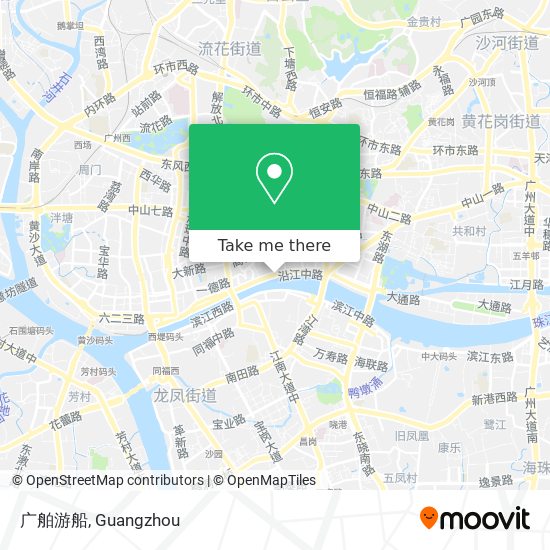 广舶游船 map