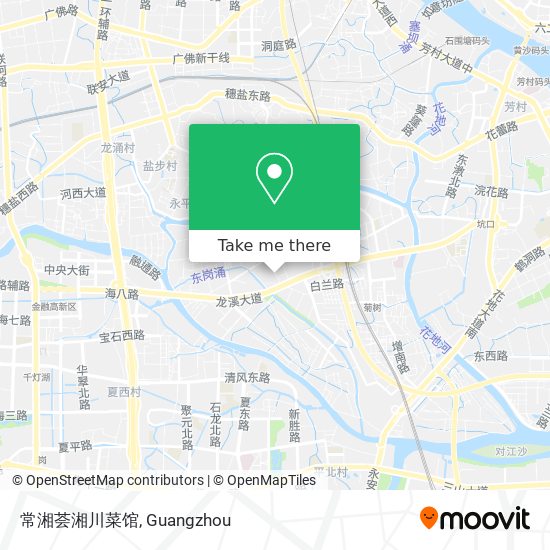 常湘荟湘川菜馆 map