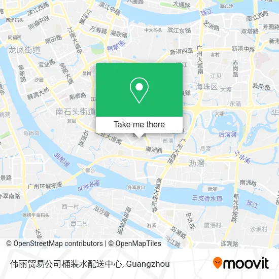 伟丽贸易公司桶装水配送中心 map