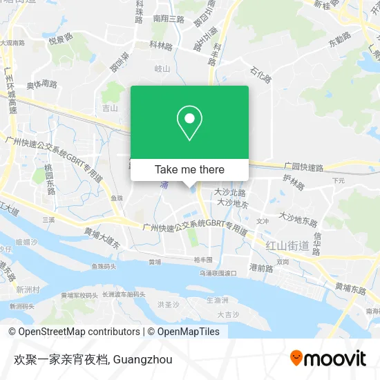 欢聚一家亲宵夜档 map