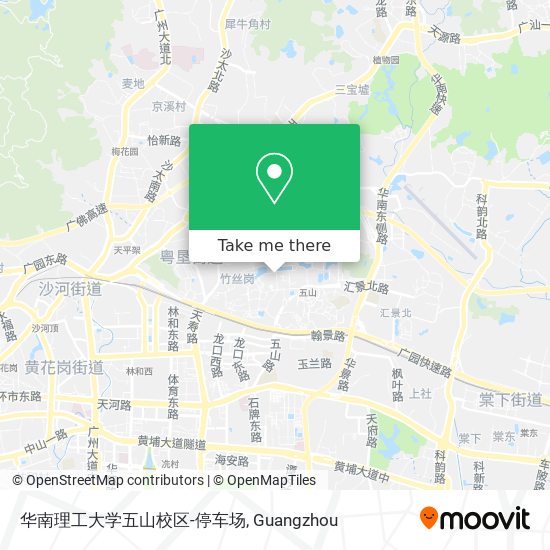华南理工大学五山校区-停车场 map