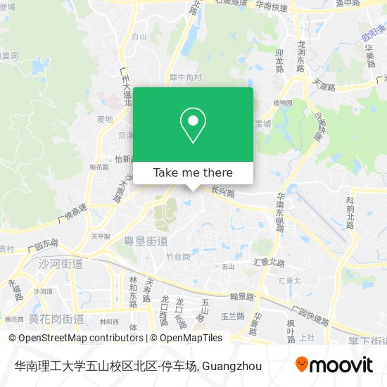 华南理工大学五山校区北区-停车场 map