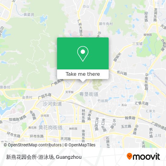 新燕花园会所-游泳场 map