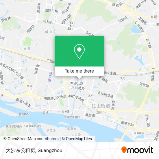 大沙东公租房 map