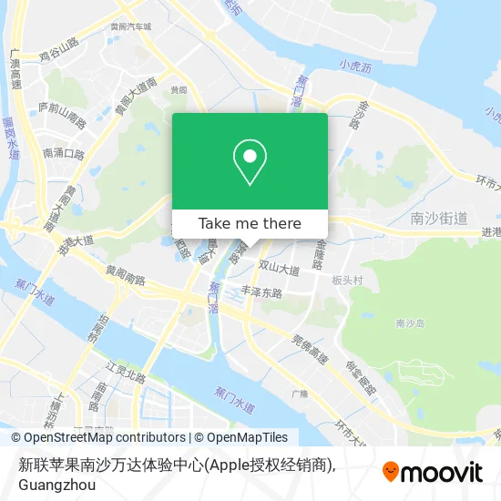 新联苹果南沙万达体验中心(Apple授权经销商) map