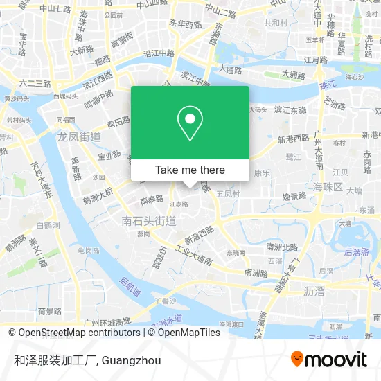 和泽服装加工厂 map