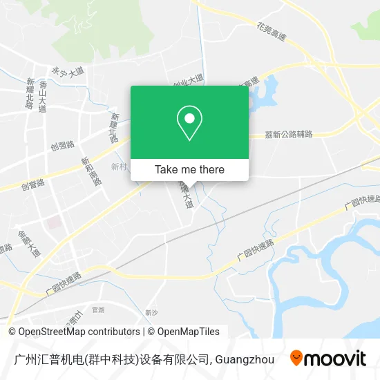 广州汇普机电(群中科技)设备有限公司 map