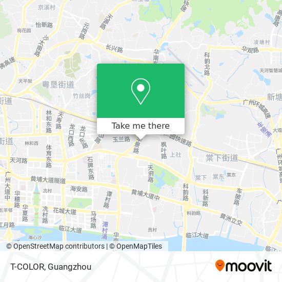 T-COLOR map