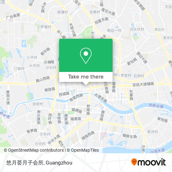悠月荟月子会所 map