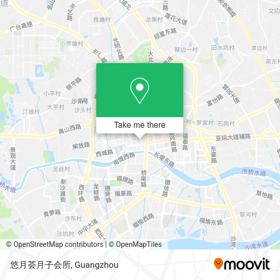 悠月荟月子会所 map