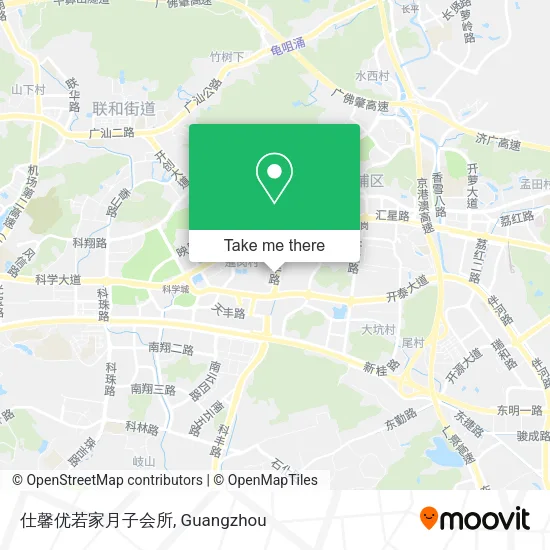 仕馨优若家月子会所 map