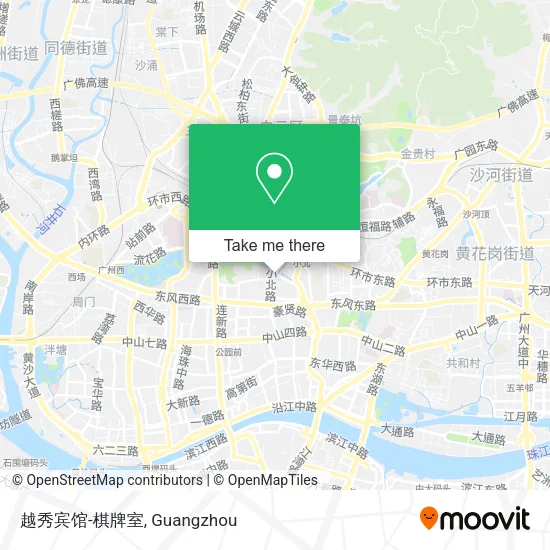 越秀宾馆-棋牌室 map