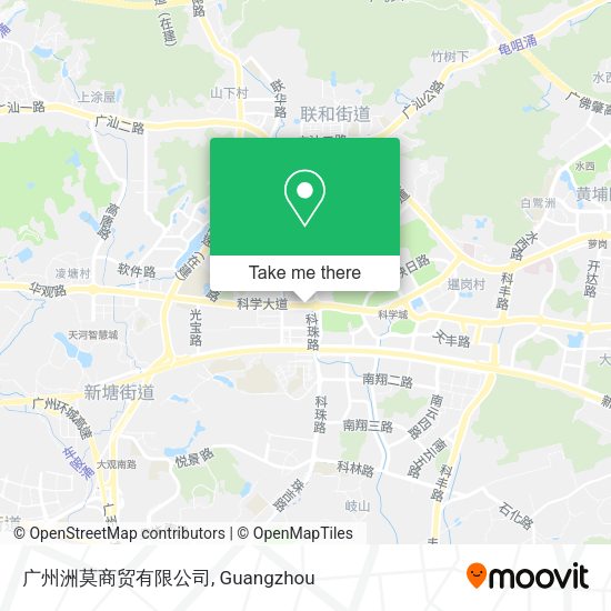 广州洲莫商贸有限公司 map