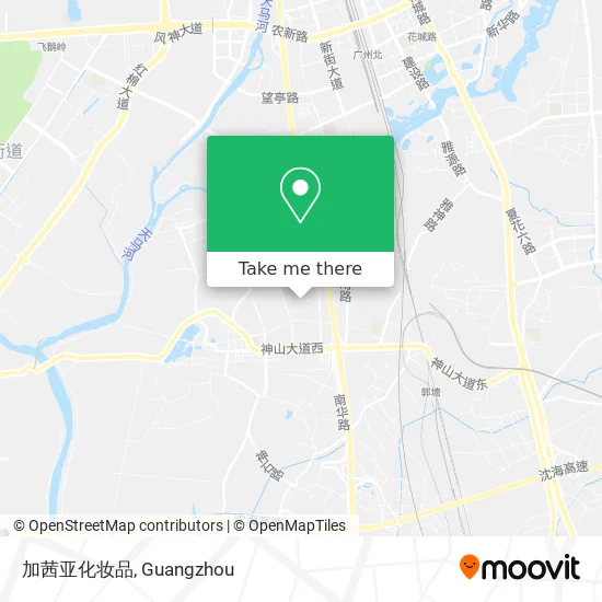 加茜亚化妆品 map