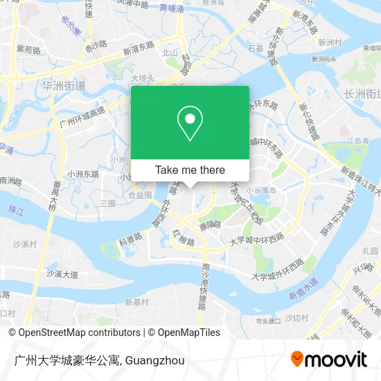 广州大学城豪华公寓 map