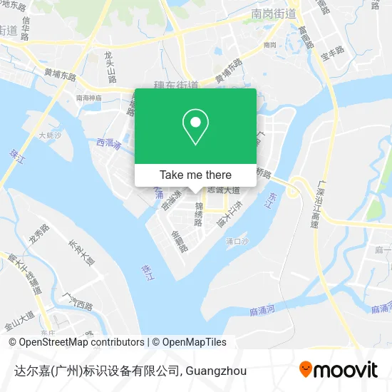 达尔嘉(广州)标识设备有限公司 map