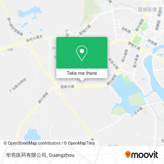 华亮医药有限公司 map