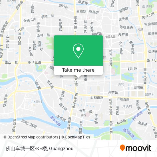 佛山车城一区-KE楼 map