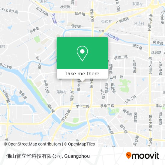 佛山普立华科技有限公司 map