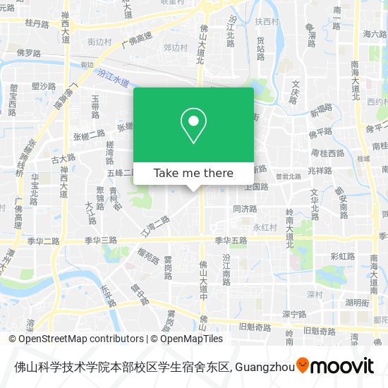 佛山科学技术学院本部校区学生宿舍东区 map